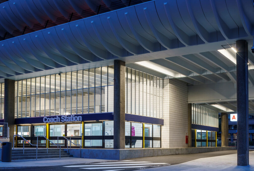 Different levels of Preston Bus station