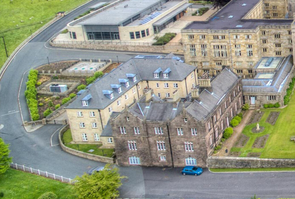 Weld House aerial view Stonyhurst