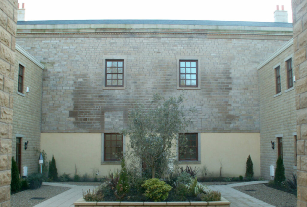 Woodfold Park Estate courtyard
